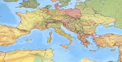 mapa de europa