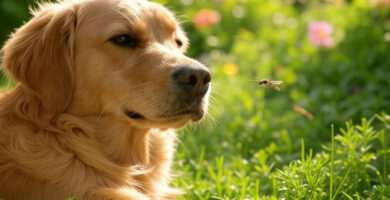 perro y mosquito tigre