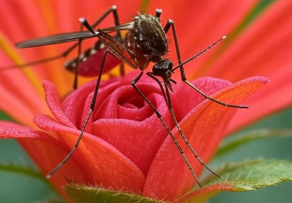 mosquito tigre polinizador